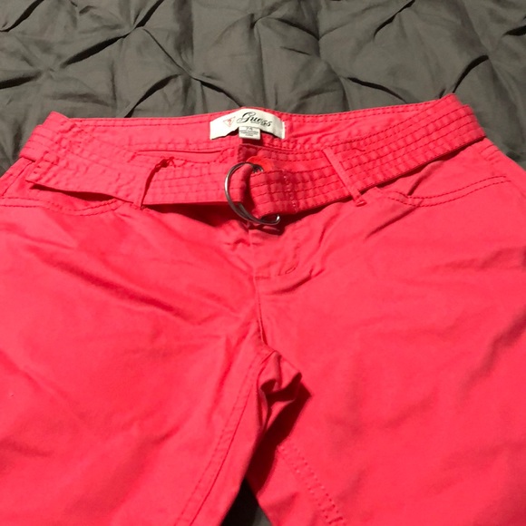 HP 🎉 Pink (longer) Guess Shorts - Picture 3 of 4